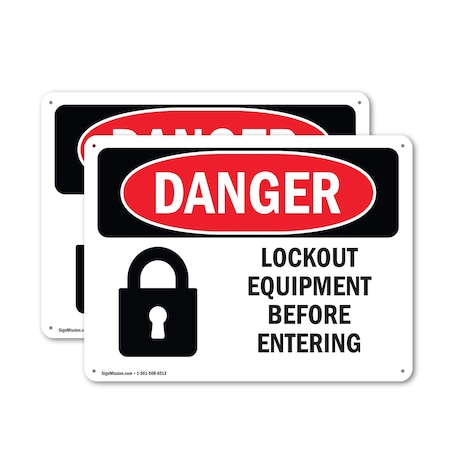 Signmission Safety Culture Sign, 18 in Width, Aluminum, Rectangle OS-2PACK-DS-A-1218-L-1432